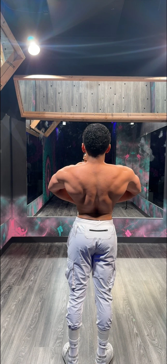 Cameron Justice, back view